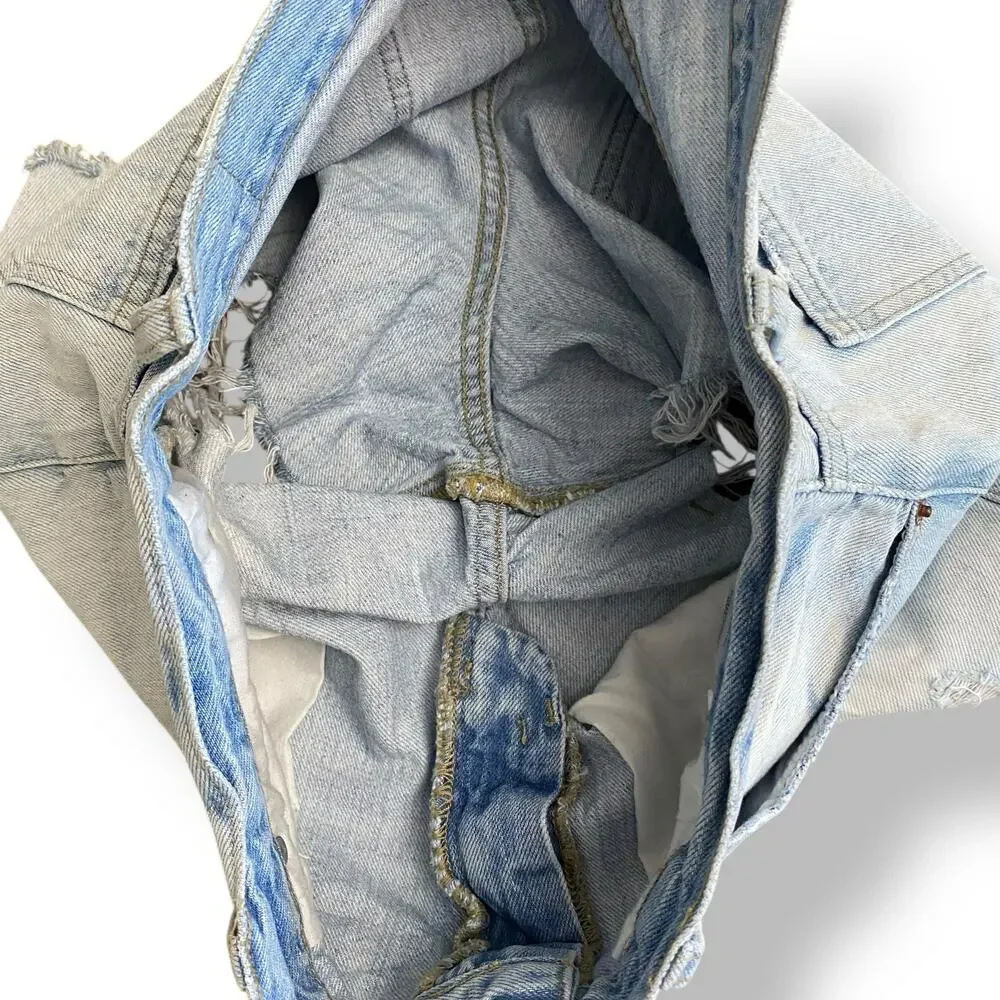 Pistola Women’s Kylee Denim High Rise Relaxed Cuffed Jean Shorts Size 28 - Picture 7 of 9